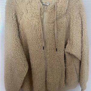 Z by Zella Plus Size Sherpa Full-Zip Hooded Jacket